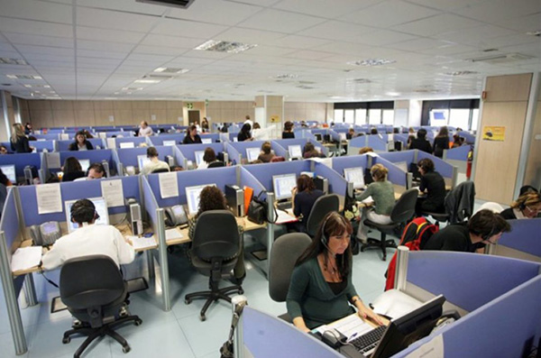 Comdata, antes Digitex, piensa despedir a 169 personas de sus sedes de Viladecans y Esplugues. Foto: CGT.