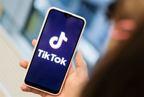 Portada de la aplicación china TikTok.