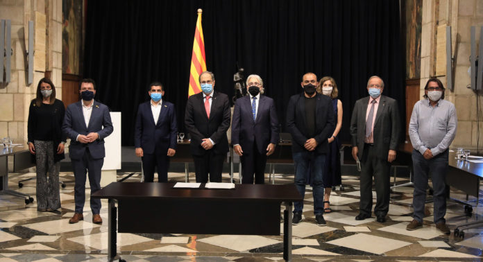 Un momento de la presentación del Plan de Reactivación Económica y Protección Social.