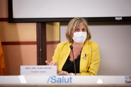 La consellera de Salud, Alba Vergés, en una imagen de archivo (Europa Press).