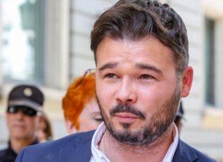 Rufián enciende a sus seguidores con el caso del fiscal general