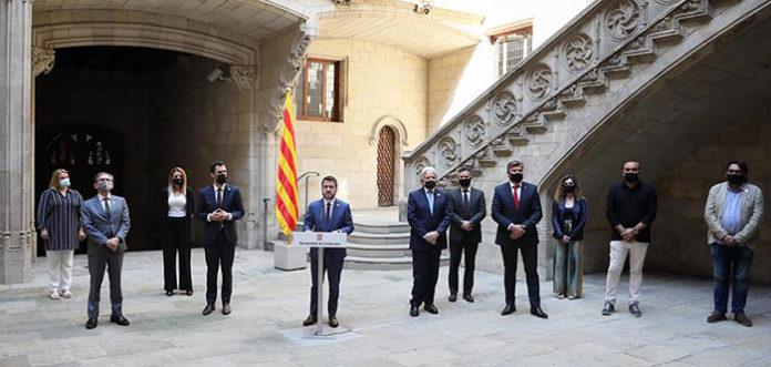 Reunión del Consell del Diàleg Social esta mañana. Foto: PIMEC.