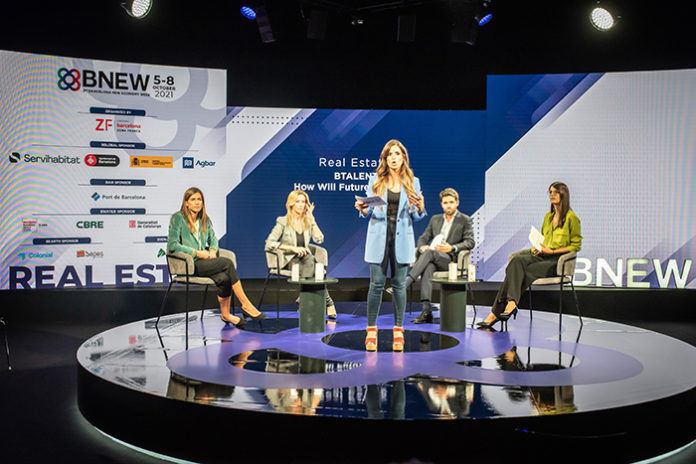 Vista de la mesa redonda moderada por Anna Gener en BNEW. Foto: el Consorci.