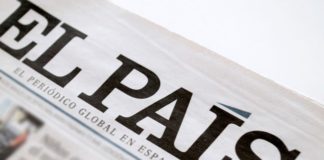 Cabecera de El País.