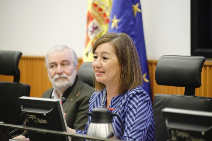 La presidenta del Congreso, Francina Armengol.