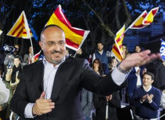 El líder del PP catalán, Alejandro Fernández.
