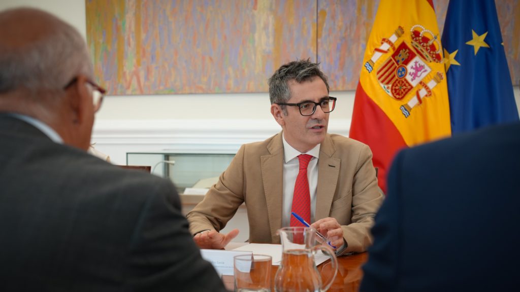 El ministro de Justicia, Félix Bolaños.