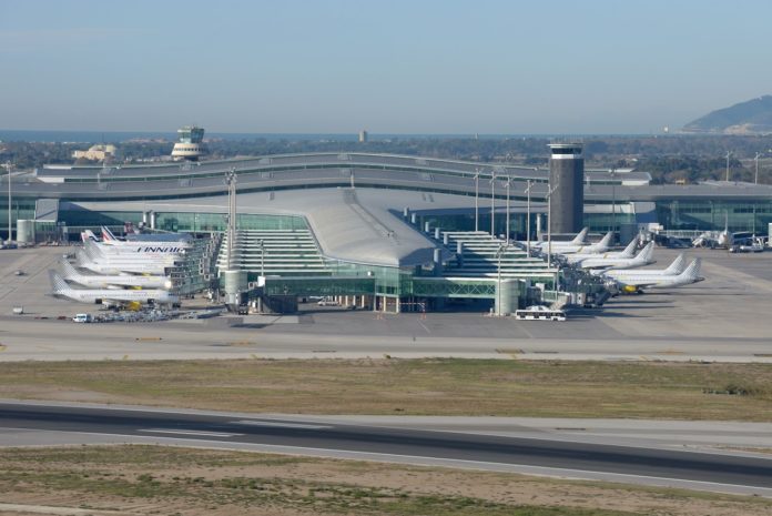 Vista del Aeropuerto Josep Tarradellas-El Prat (AENA).