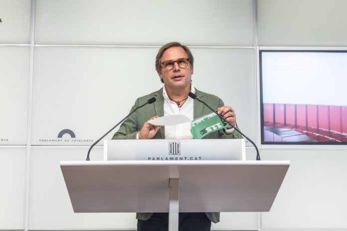 Joan Garriga, portavoz de VOX en el Parlament catalán