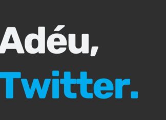 Mensaje publicado por Jaume Collboni en X cuando anunció en septiembre que dejaba la red: "Adéu, Twitter"