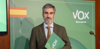 Gonzalo de Oro, presidente del grupo de VOX en el Ayuntamiento de Barcelona