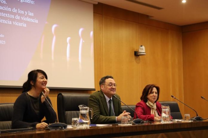 El Fiscal General del Estado, Álvaro García Ortiz, en una conferencia sobre violencia de género celebrada el pasado mes de enero.