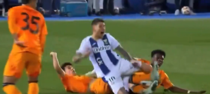 Polémica arbitral en Butarque por el Madrid -Leganés