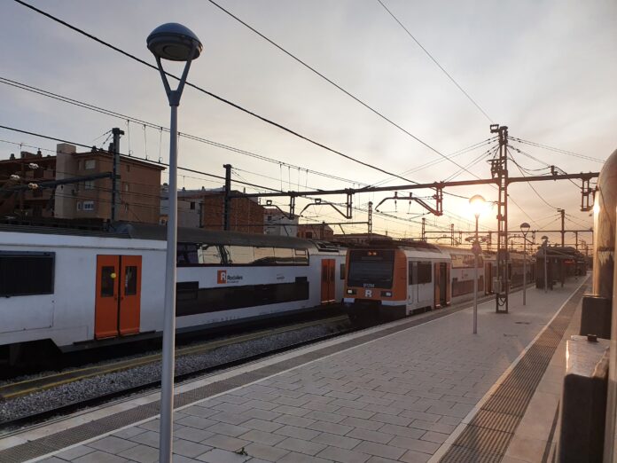 Estación de Rodalies de Sant Vicenç de Calders.