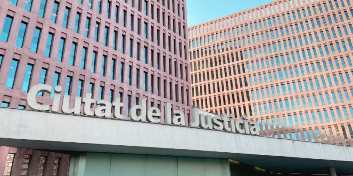 Vista de la Ciutat de la Justícia de Barcelona.