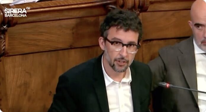 El concejal del PP en el Ayuntamiento de Barcelona Juan Millán.