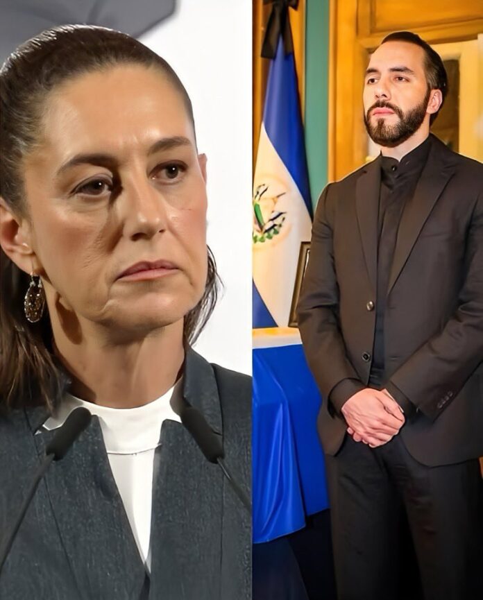 Bukele desafía a Sheinbaum: 