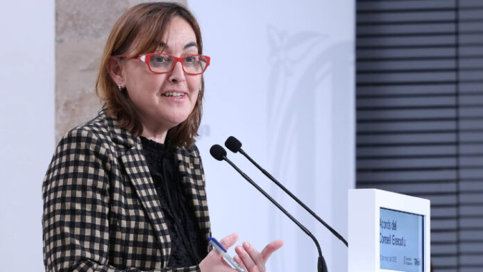La portavoz del Govern, Silvia Paneque.