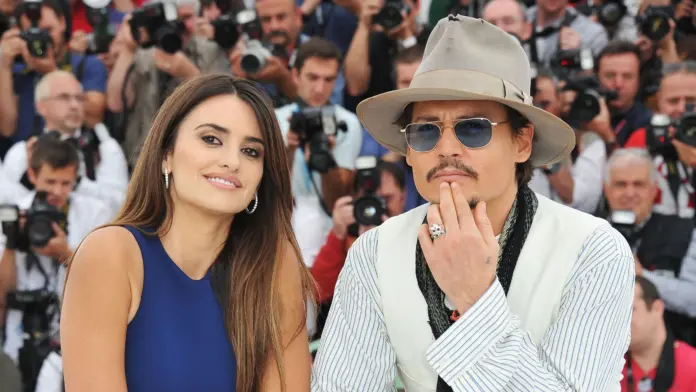 Johnny Depp y Penélope Cruz