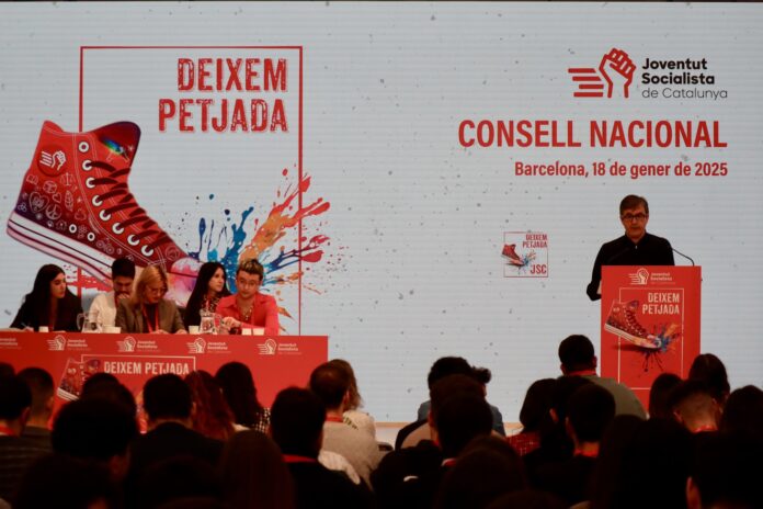 Un momento de la celebración del Consell Nacional de las JSC el pasado mes de enero.