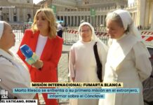 El programa 'La familia de la tele', de TVE, envió una corresponsal a Roma, lo que ha generado gran malestar en los servicios informativos del ente público.