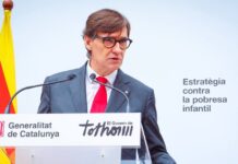 El presidente del Govern y secretario general del PSC, Salvador Illa.