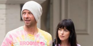 Dakota Johnson y Chris Martin