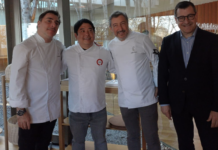 Mitsuharu Tsumura con los hermanos Roca / X.
