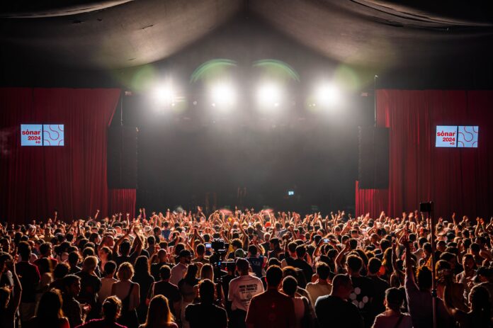 Vista de uno de los eventos celebrados en el Sónar de 2024 (Sónar).