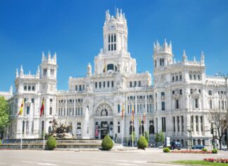 Plaza de Cibeles, en Madrid.