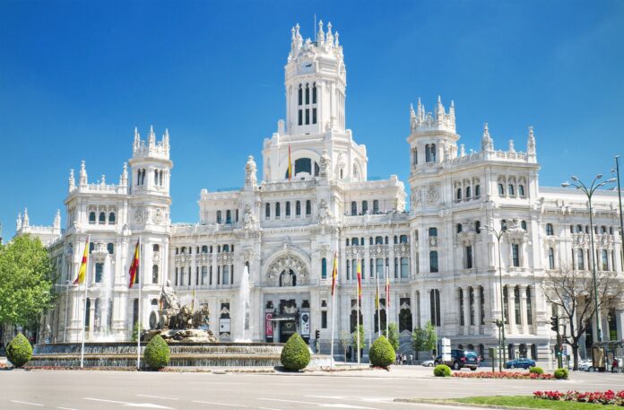 Plaza de Cibeles, en Madrid.