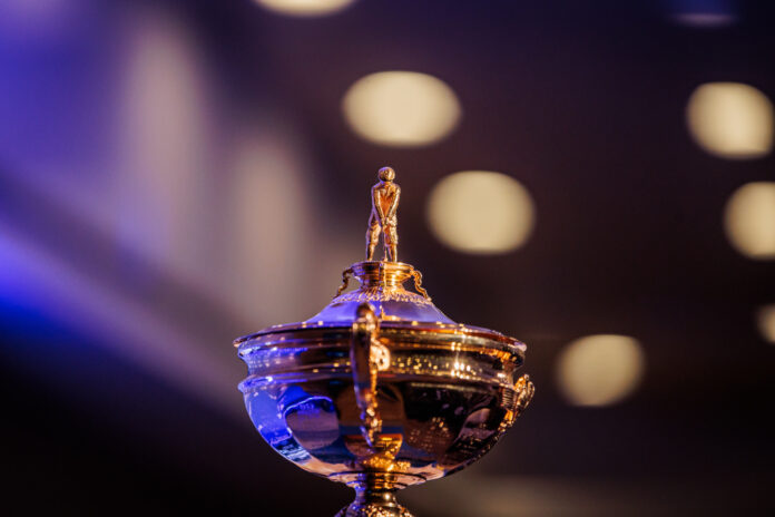 Trofeo de la Ryder Cup, que se celebrará en Girona en 2031.