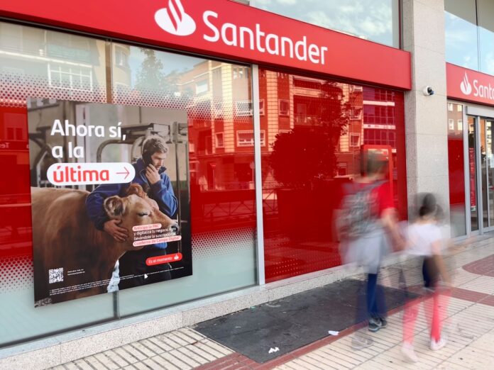 Vista de una de las oficinas del Santander dedicadas al sector agrícola en Cataluña.