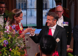 Kate Middleton y Emmanuel Macron