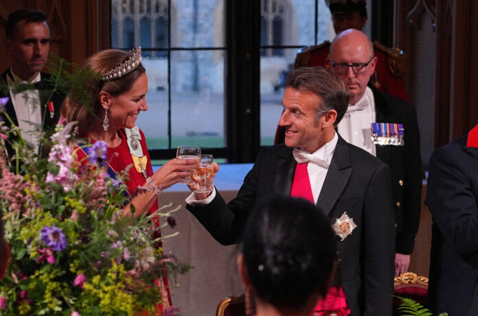 Kate Middleton y Emmanuel Macron