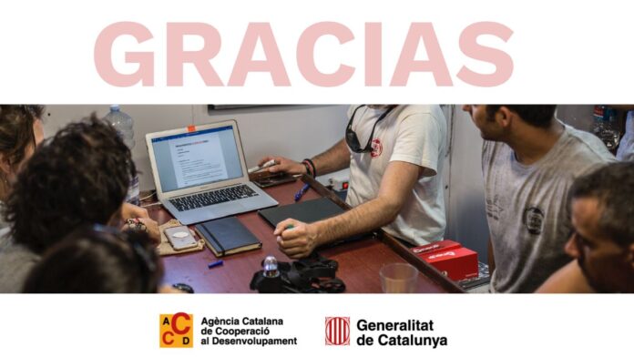 Campaña de Open Arms en agradecimiento a la Generalitat por su colaboración con la entidad fundada por Òscar Camps.