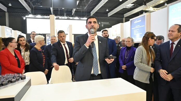 El ministro de Comunicaciones de Israel, Shlomo Karhi, en la inauguración del Mobile World Capital en Barcelona en 2023.