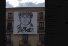 Vista del mensaje publicado por Jordi Magrià Bicman en X anunciando la venta del retrato de Carles Puigdemont.