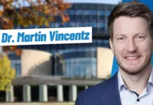 Cartel electoral del candidato de AfD en Renania del Norte-Westfalia, Martin Vincentz.