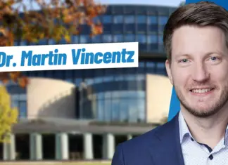Cartel electoral del candidato de AfD en Renania del Norte-Westfalia, Martin Vincentz.