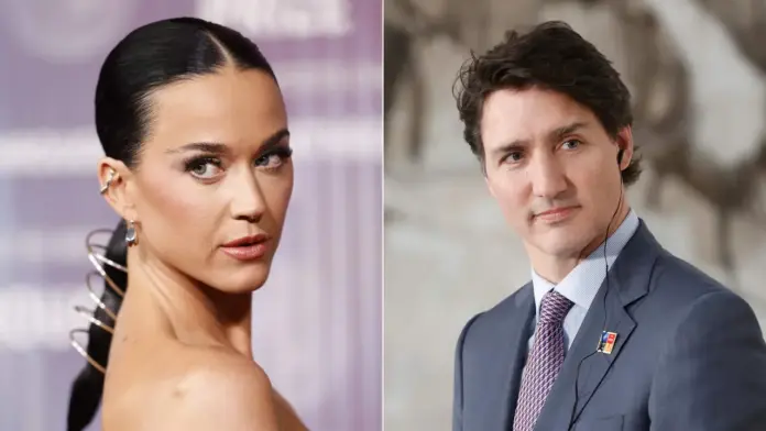 Katy Perry y Justin Trudeau