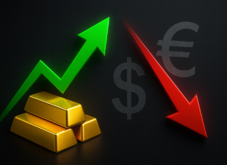 Oro y bolsas suben, pero las monedas pierden poder