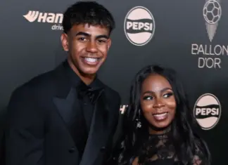 Lamine Yamal y Sheila Ebana