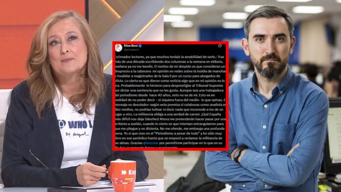 Despiden a Elisa Beni de elDiario.es por criticar al Supremo