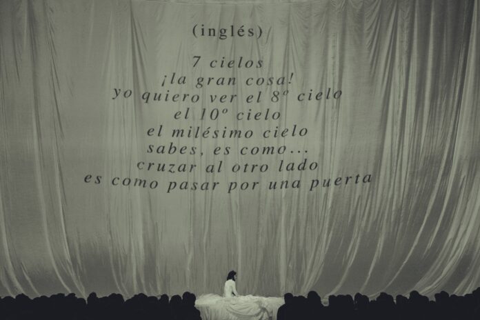 Momento de la presentación de Lux, el nuevo álbum de Rosalía.