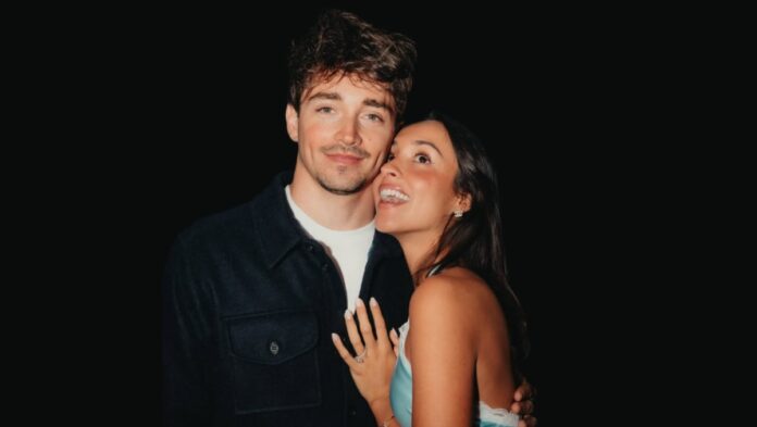 Charles Leclerc y Alexandra Saint Mleux