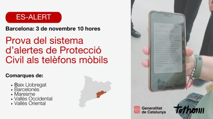 Sirena en tu móvil: prueba hoy a las 10h en cinco comarcas