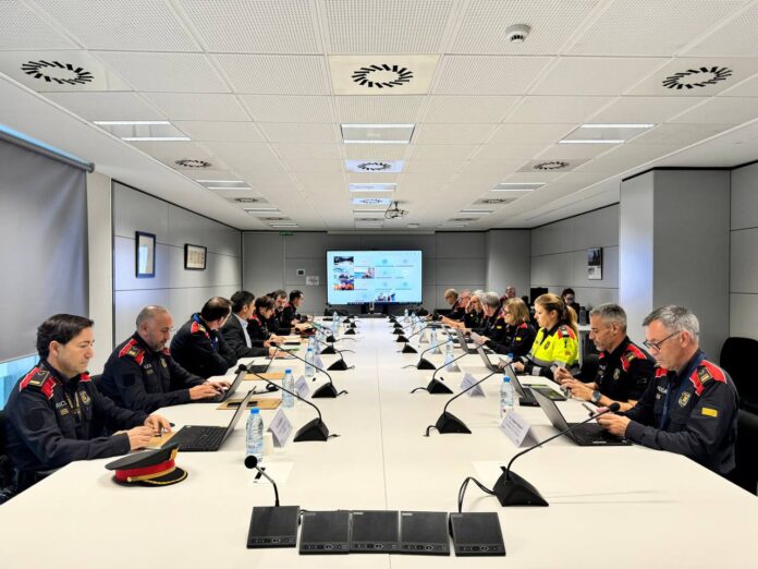 Reunión del Gabinete de Coordinación Antiterrorista de Cataluña para analizar el nivel de alerta durante la Navidad.