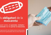 El Govern impone la mascarilla obligatoria en centros sanitarios y residencias para frenar la gripe