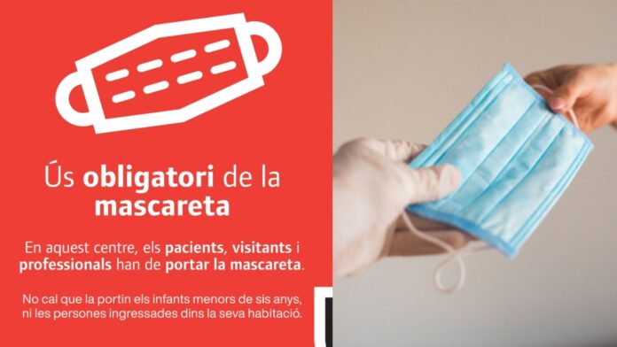 El Govern impone la mascarilla obligatoria en centros sanitarios y residencias para frenar la gripe